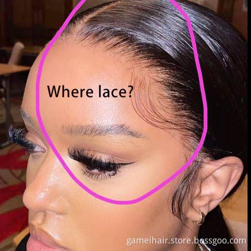 Factory Price Swiss Hd Lace Frontal Wig Pre-Plucked Brazilian Virgin Human Hair HD Lace Cuticle Aligned Wig for Black Women